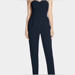 Adelyn Rae Strapless Navy Jumpsuit SIZE XS